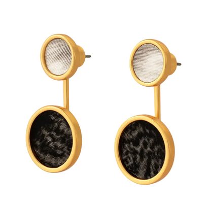 Riley Bezel Jacket Earring