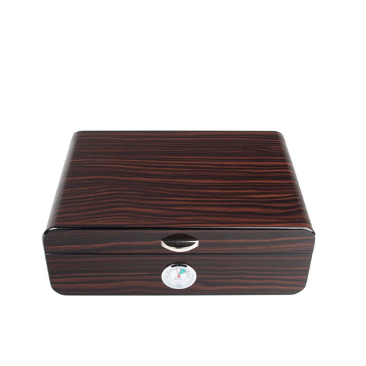 Lorenzo Cigar Humidor - Ebony Wood