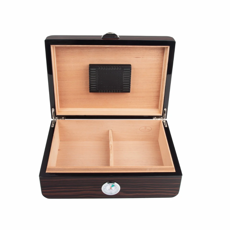 Lorenzo Cigar Humidor - Ebony Wood