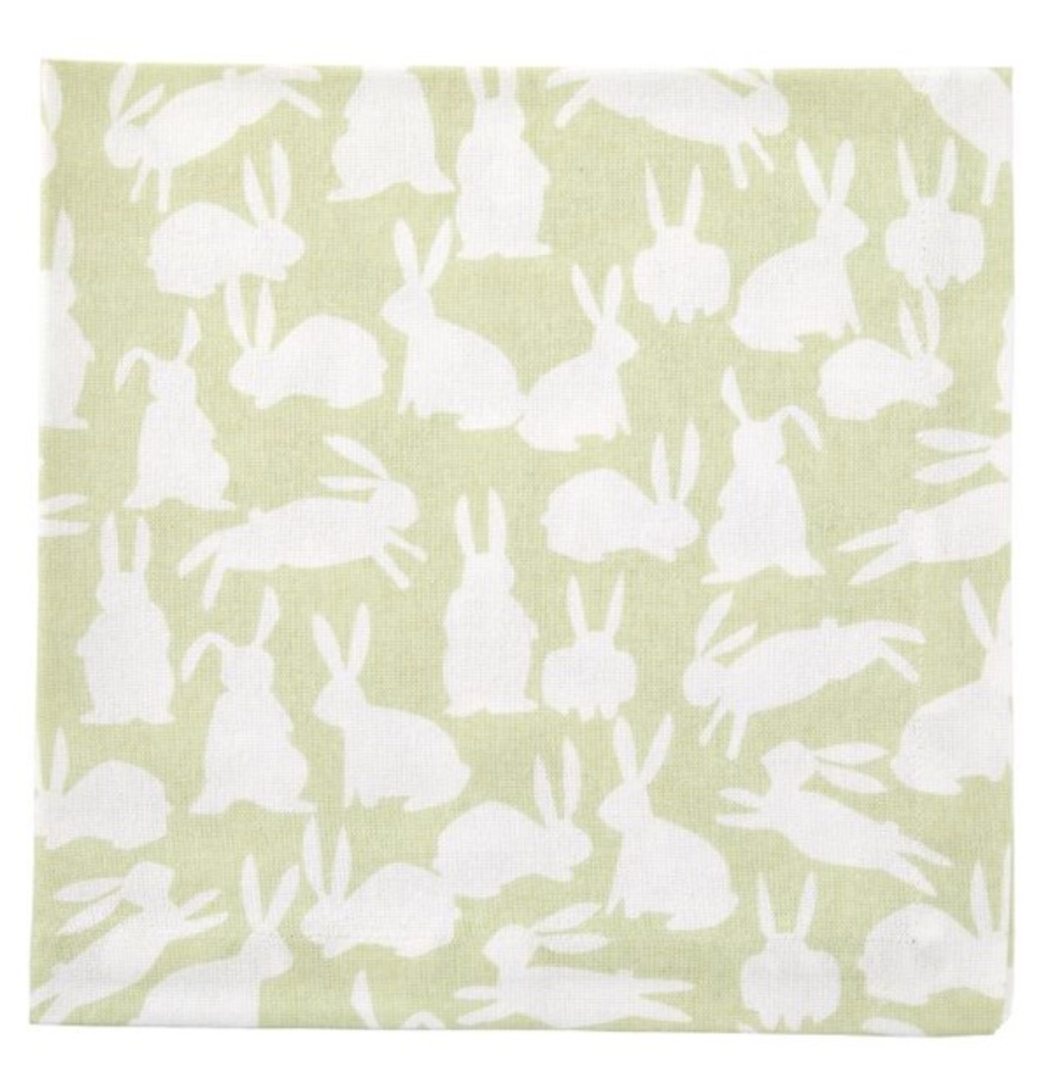 Green Bunny Napkin