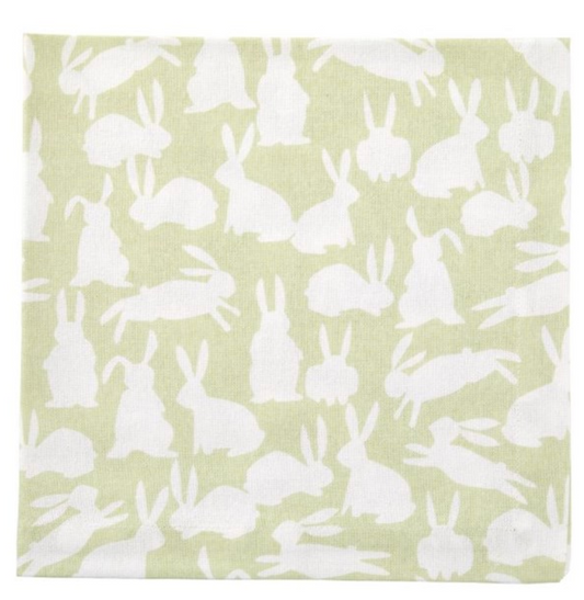Green Bunny Napkin