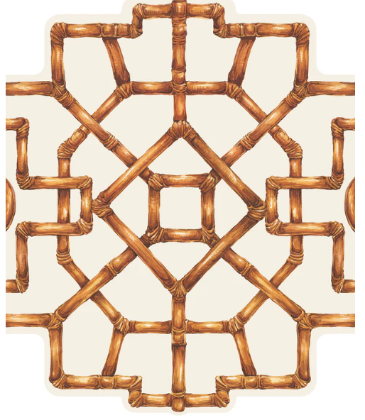 Die-cut Bamboo Placemat - 12 Sheets