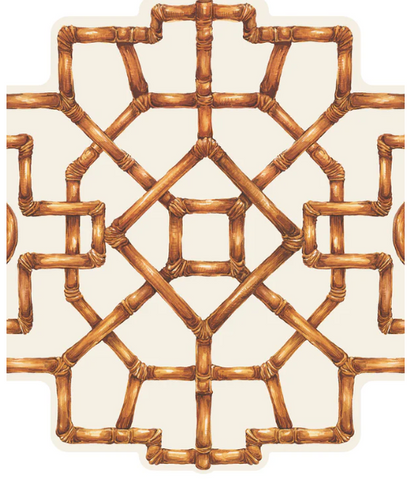 Die-cut Bamboo Placemat - 12 Sheets