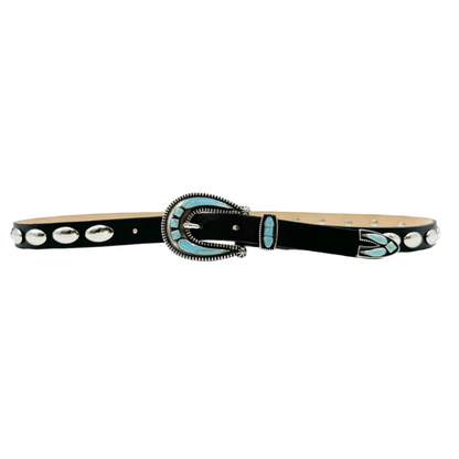 Xena Belt - Chocolate Turquoise