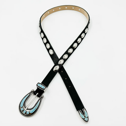 Xena Belt - Chocolate Turquoise