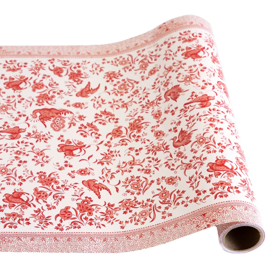 Red Regal Peacock Runner - 20" x 25'