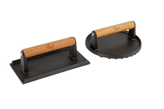 Cast Iron Burger Press Kit