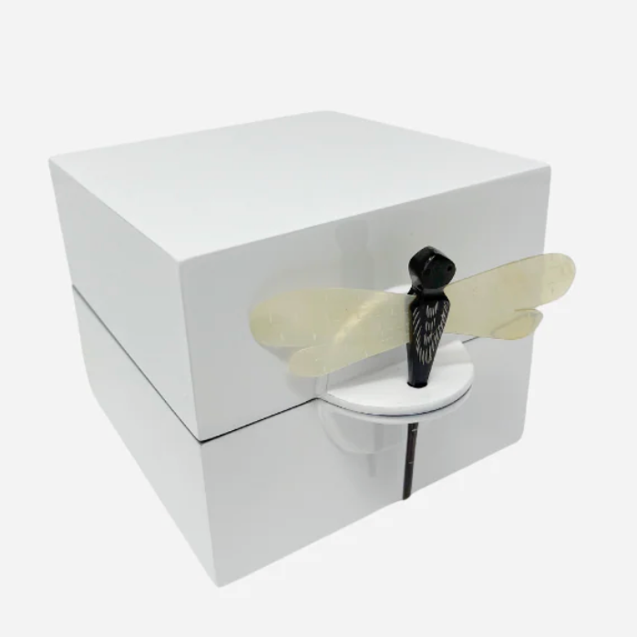 Lacquer Dragonfly Box - Small