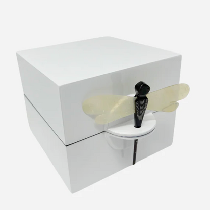 Lacquer Dragonfly Box - Small