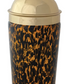 Confetti Glass Cocktail Shaker - Tortoise Shell & Gold Finish