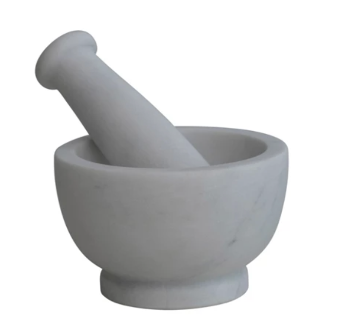 Marble Mortar & Pestle
