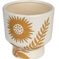 Coarse Stoneware Footed Planter
