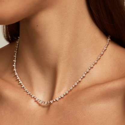 Trio Tennis Necklace