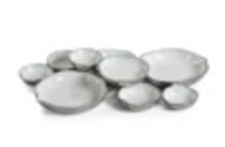 Cluster of Nine Round Serving Bowls