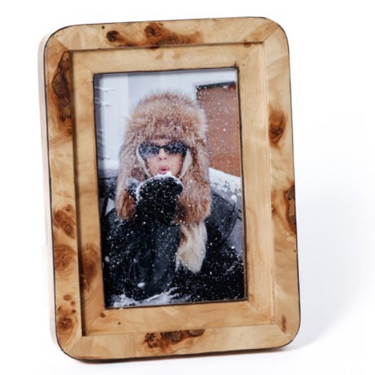 Valberg Burl Veneer Photo Frame