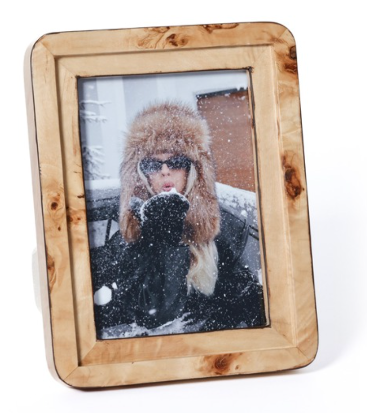 Valberg Burl Veneer Photo Frame