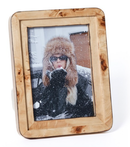 Valberg Burl Veneer Photo Frame