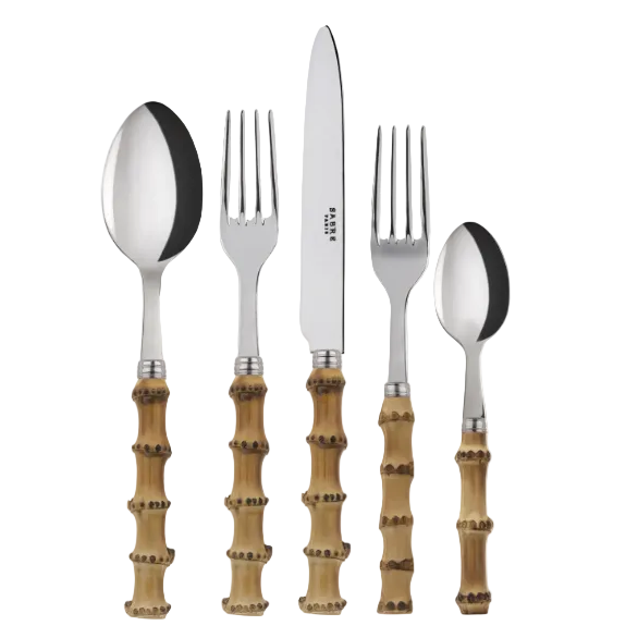 Panda - Bamboo 5 Piece Setting