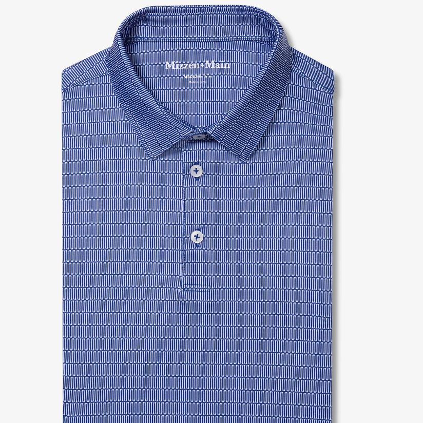 Versa SS Polo - Cobalt Tee Time