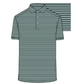 Versa SS Polo - Pine Balanced Stripe