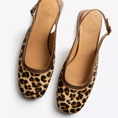 Stella Leopard Pony Slingback