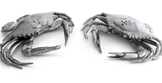 Pewter Blue Crabs Salt & Pepper Set