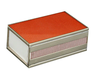 Orange Skin Matchbox Cover