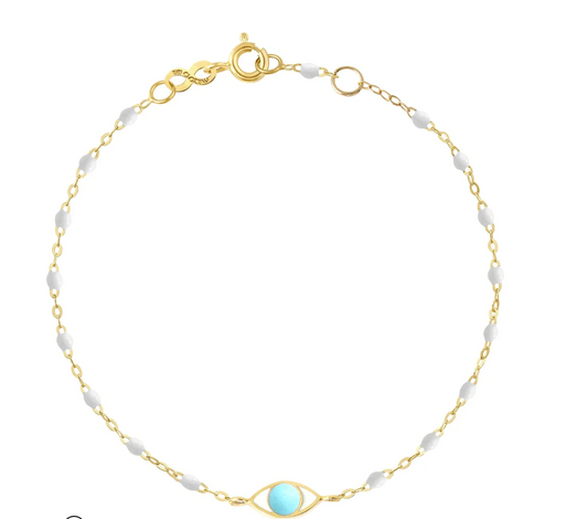 Eye Classic Gigi Bracelet, Yellow Gold - 6.7"