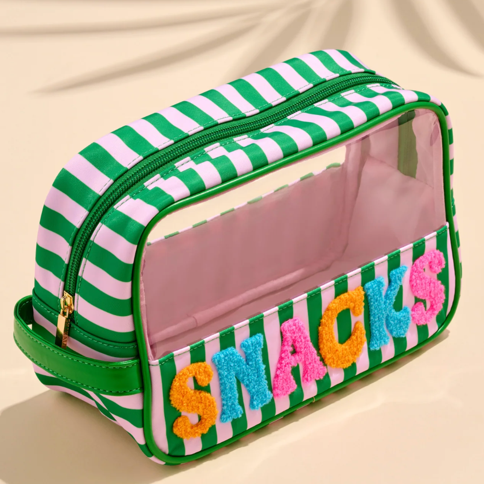 "Snacks" Zip Pouch