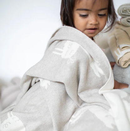 Organic Cotton Baby Blanket and Burp Cloth Set