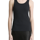Ribbed Scoop-Neck Tank