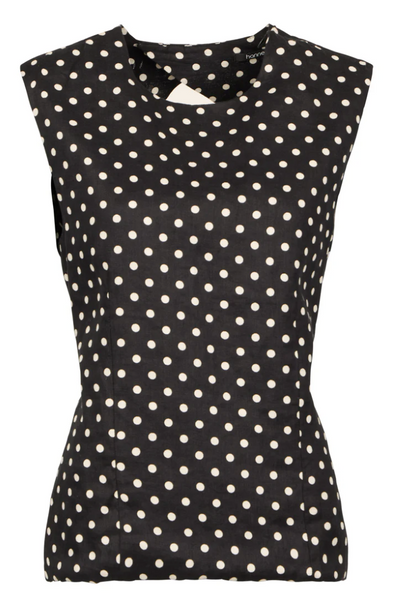 Sleeveless Dot Top