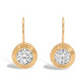 Groovy Solitaire Diamond Drop Earrings