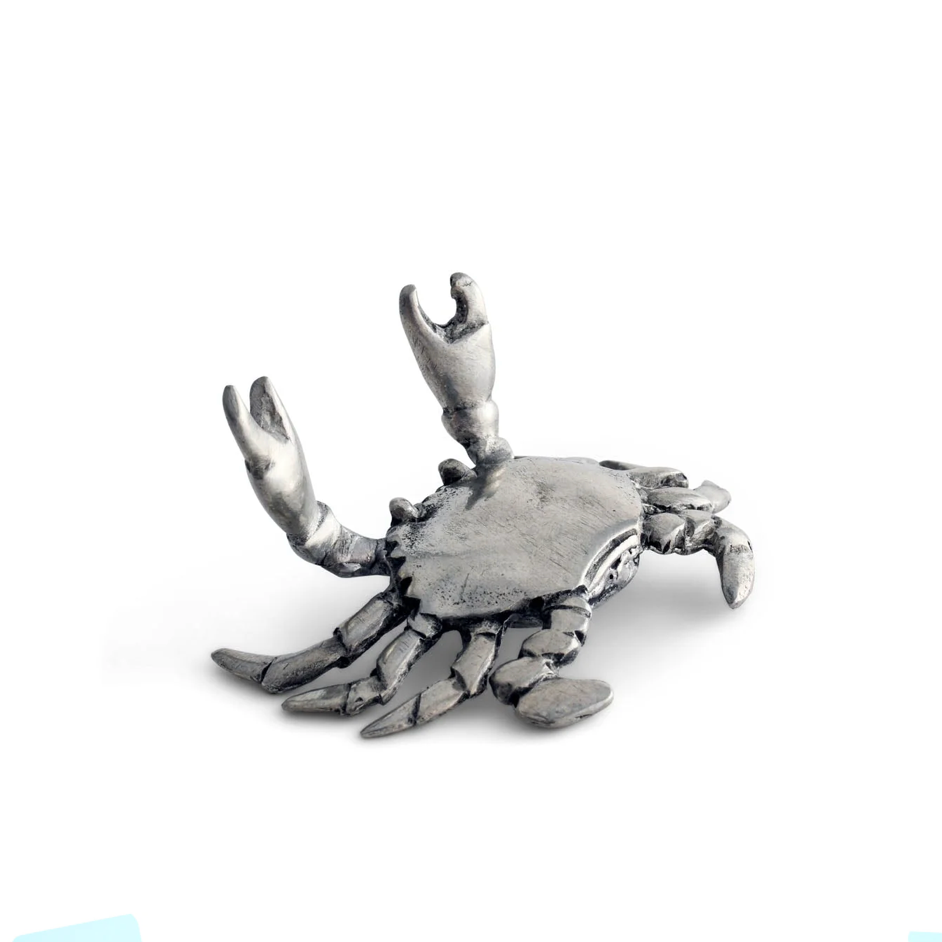 Pewter Crab Place Card Holder