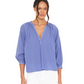 Hannah Top - Star Blue White