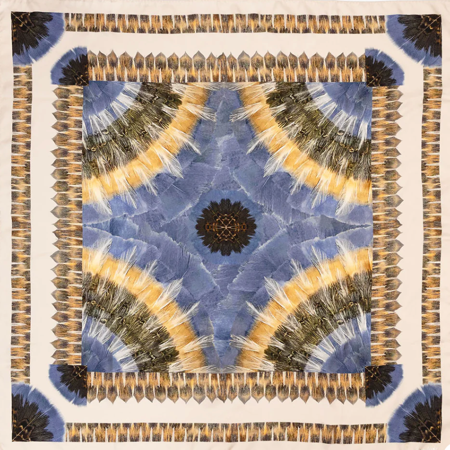 Brackish Silk Square Scarf