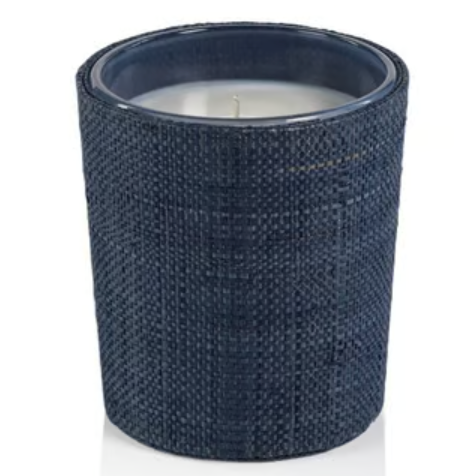 Sunset Beach Scented Candle - Natural Blue Raffia