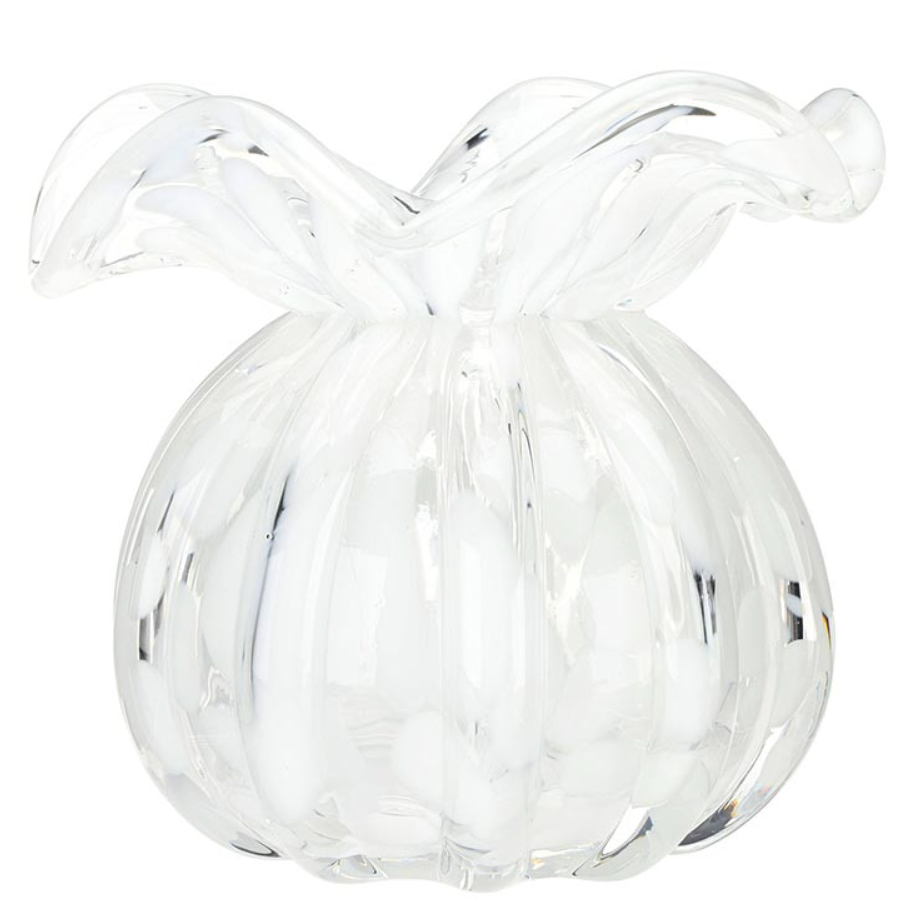 Ruffled Edge Bud Vase