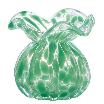 Ruffled Edge Bud Vase