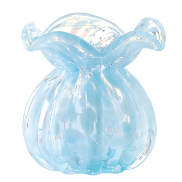 Ruffled Edge Bud Vase