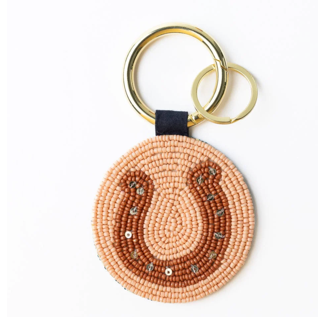 Kelsey Seed Beaded Bag Accessory Key Ring