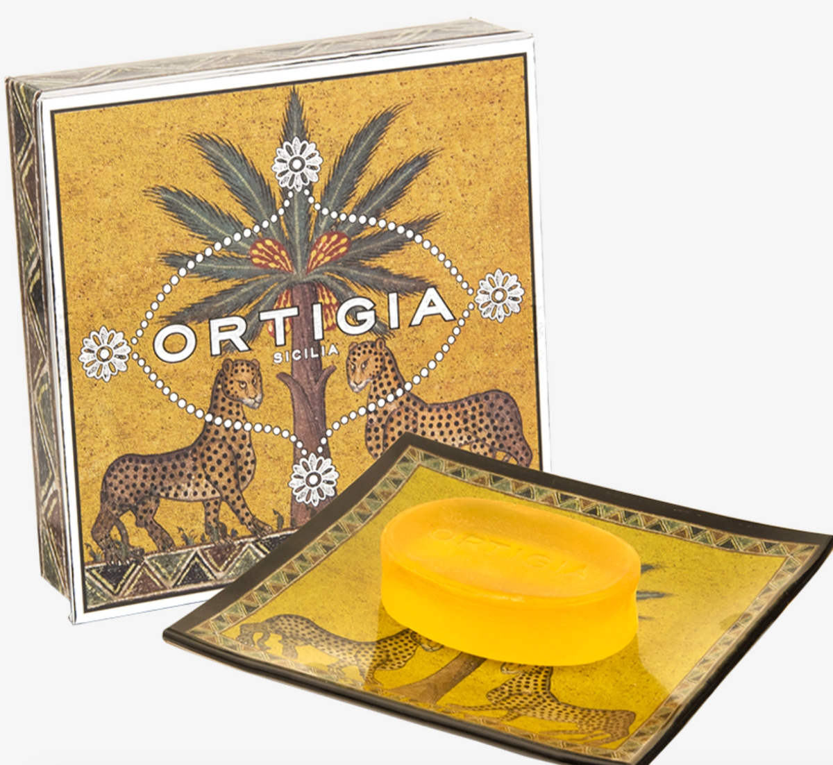 Ortigia Glass Plate & Soap