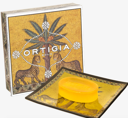 Ortigia Glass Plate & Soap