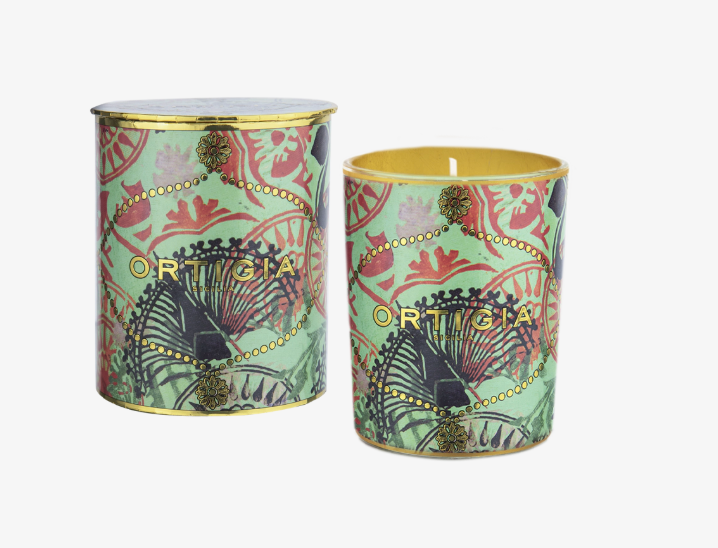 Fico d'India Decorated Candle
