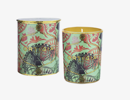 Fico d'India Decorated Candle