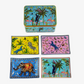 Tin Jungle 4 Glass Plates