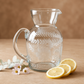 Mya Etched Glass Pitcher