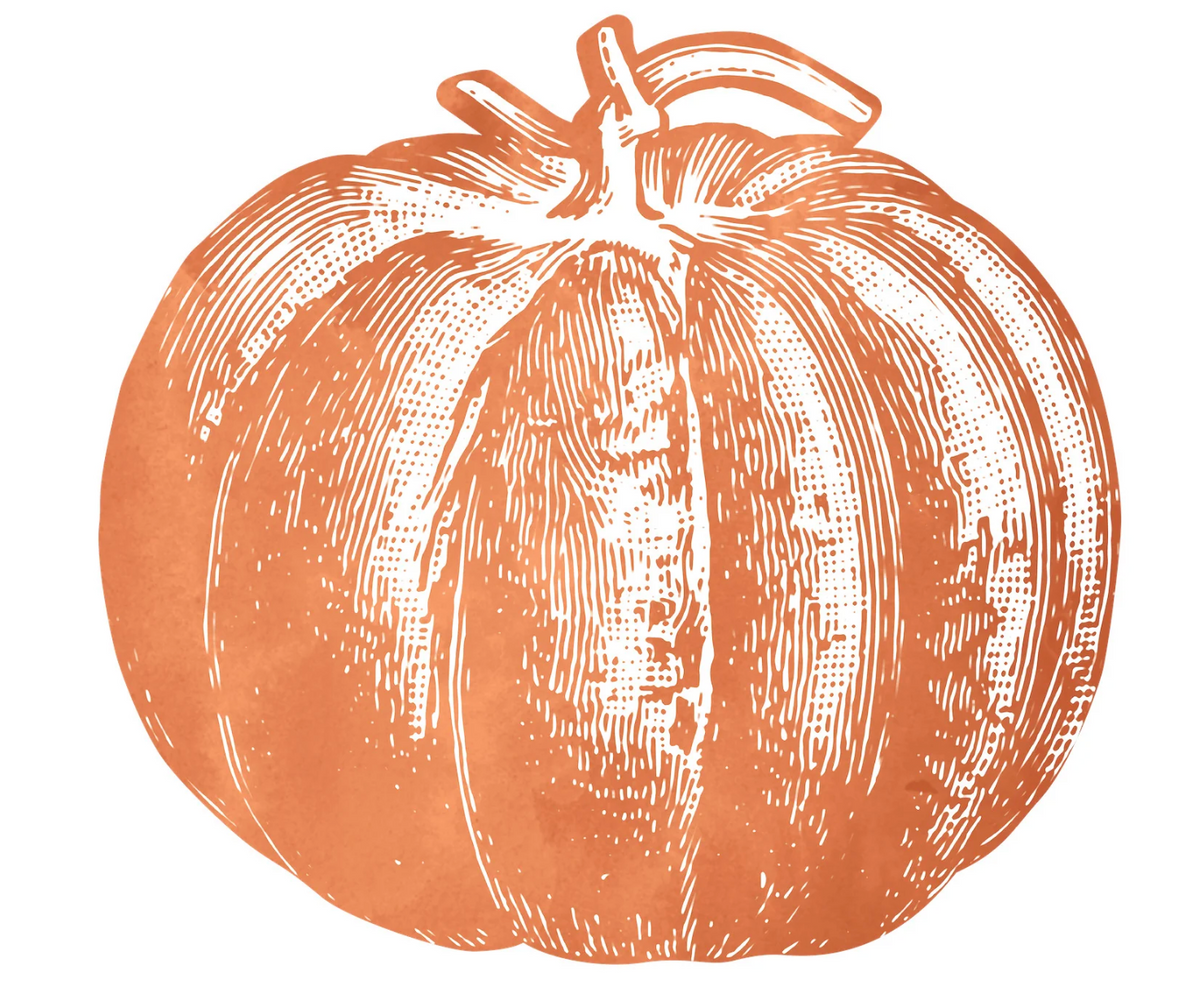 Die-cut Pumpkin Placemat - 12 Sheets