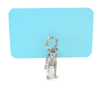 Pewter Deer Place Card Holder