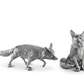 Pewter Foxes Salt & Pepper Set